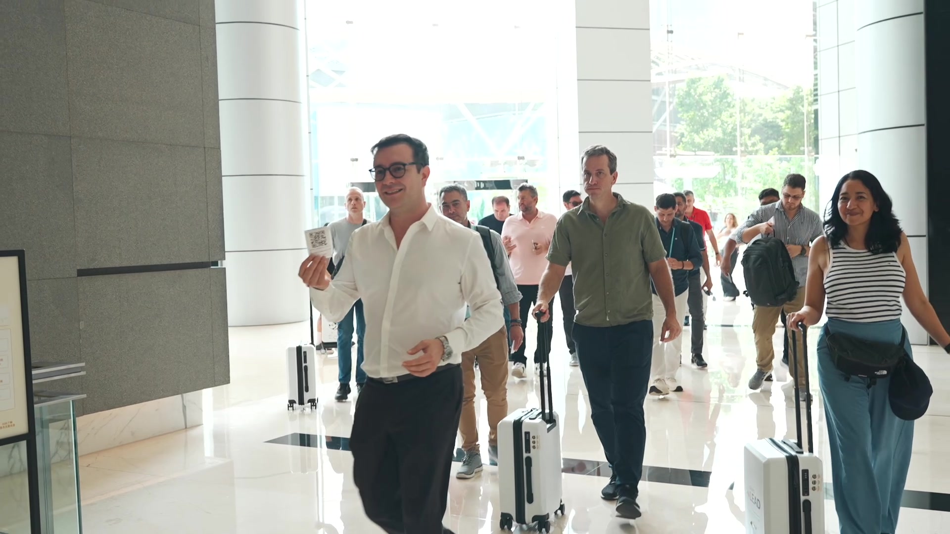 Grupo de empresarios latinoamericanos acompañados por LEAD en China